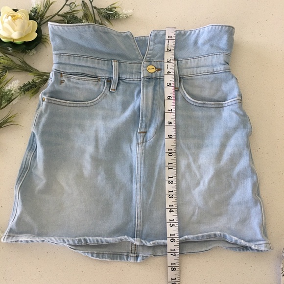 Frame le high cocco mini fold over skirt size 26 - Picture 3 of 6